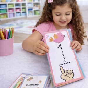 Chaveiro números pontilhados