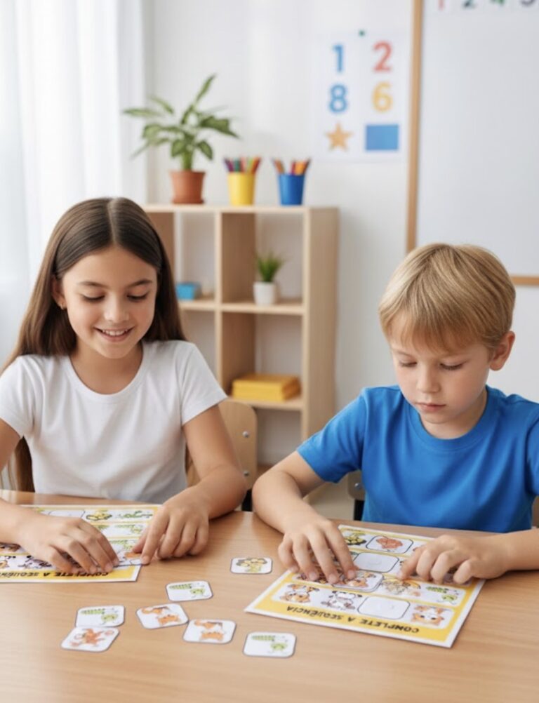 Complete a sequência dos animais