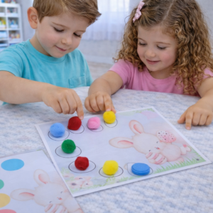 Pareamento ovinhos e coelho