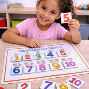 Contando com as mãozinhas