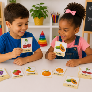 Jogo da memória das frutas