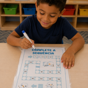 Complete a sequência até o 45