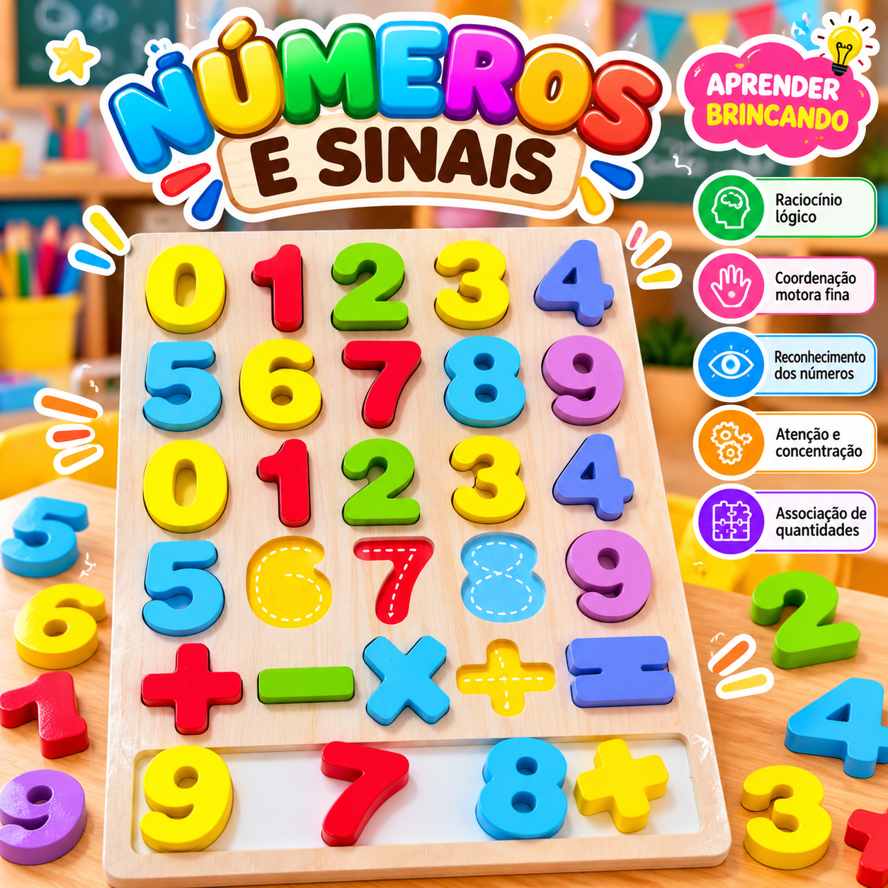🔢 NÚMEROS E SINAIS