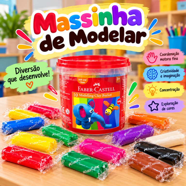 MASSINHA DE MODELAR – 10 CORES