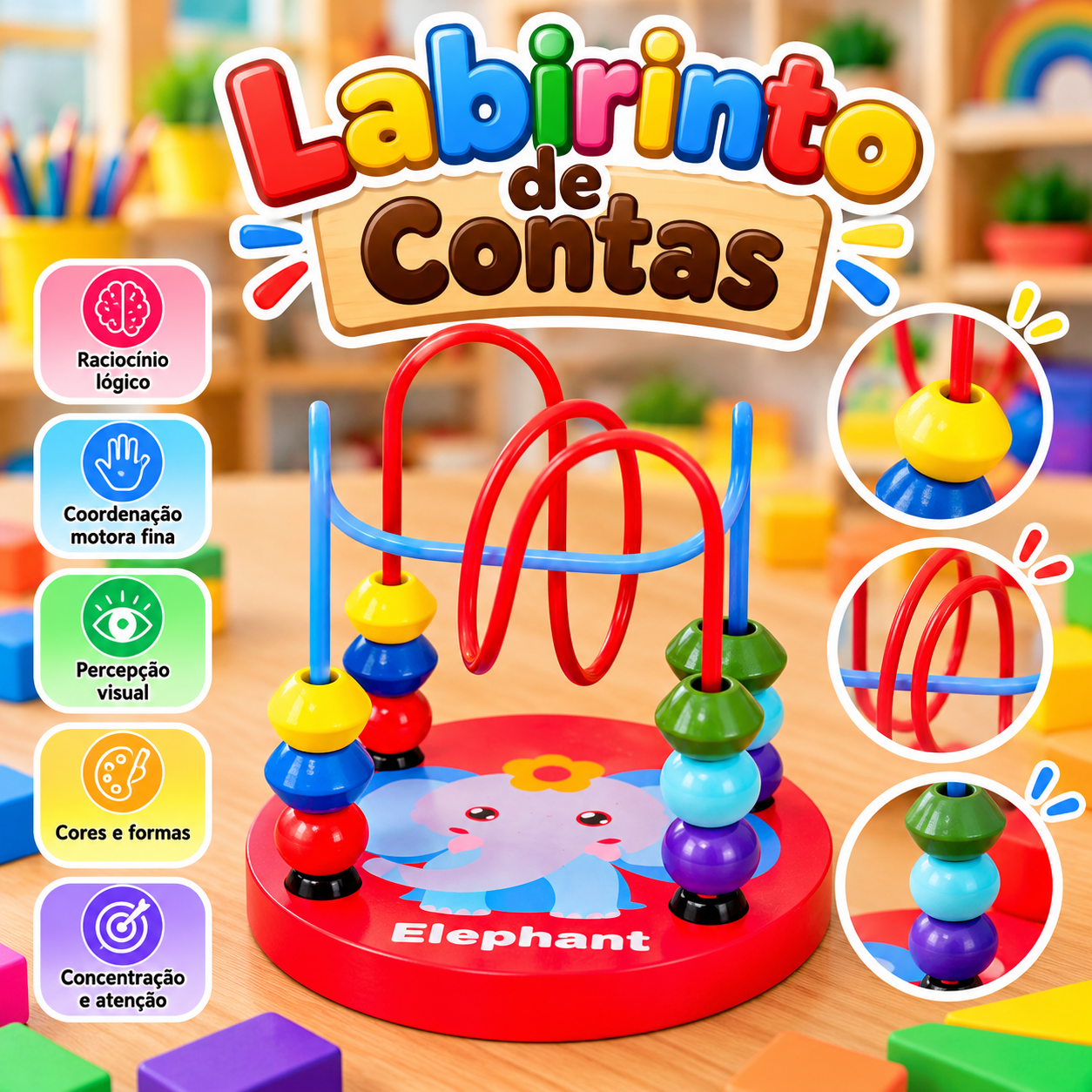 LABIRINTO DE CONTAS – ELEFANTE