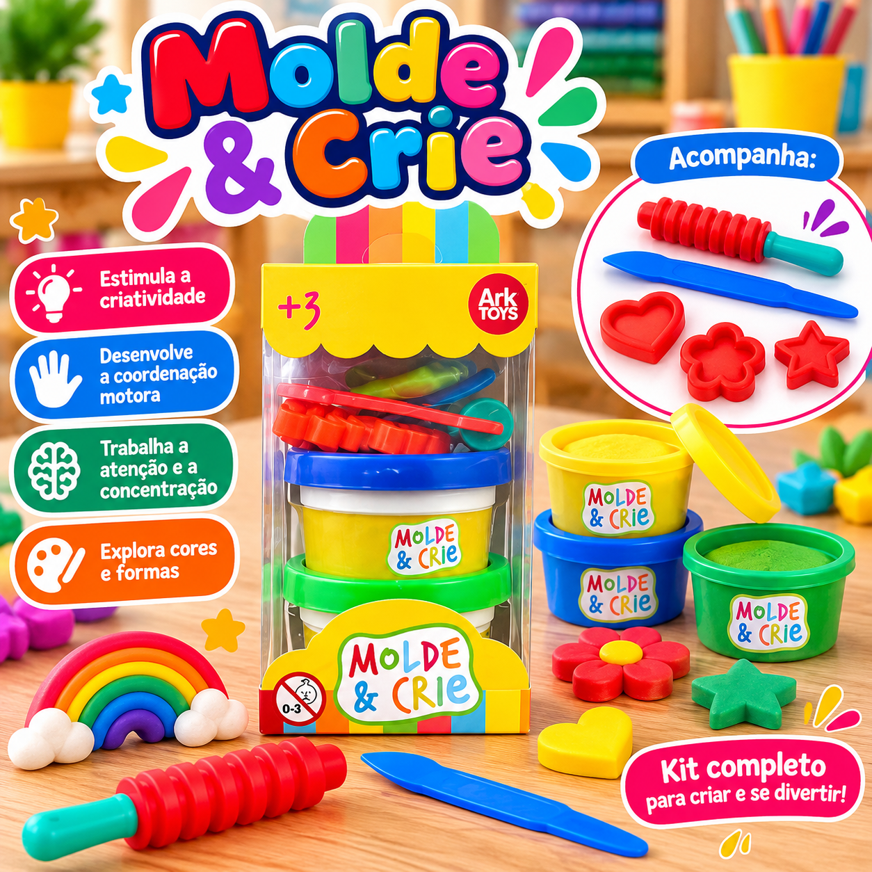 Molde & Crie – Massinha de Modelar