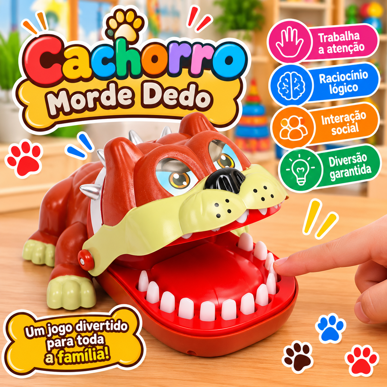 Cachorro Morde Dedo 🐶🦷