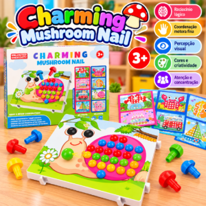 Jogo Cogumelo Educativo – Mushroom Nail 🍄🐌