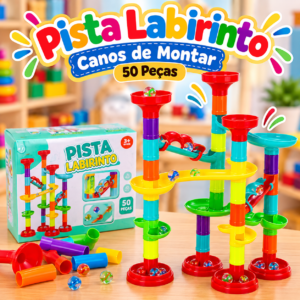 🧩🌈 Pista Labirinto – Canos de montar