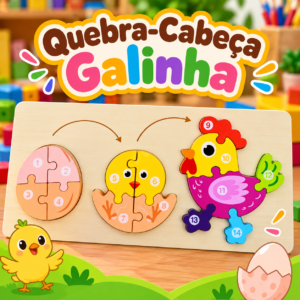 Quebra-Cabeça Galinha 🐔🥚🧩